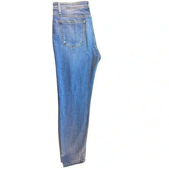 Judy Blue Women's 15/32 Jeans Stretch Distressed Dark Mid Rise JB8271DK - Picture 2 of 11